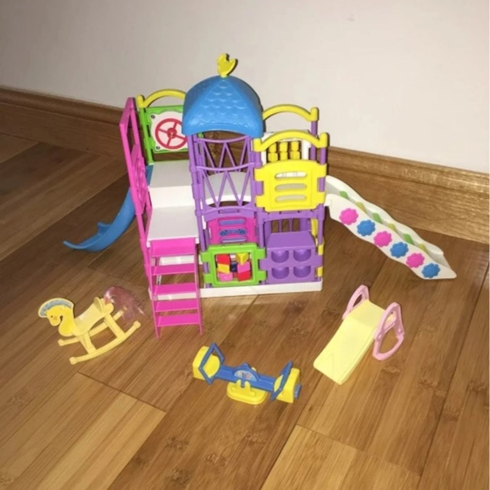 Vintage Barbie Kelly children Playground Toy Set